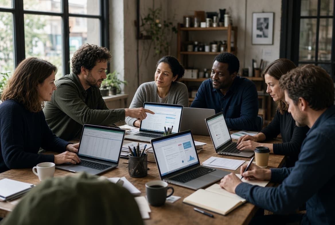 Small-group hands-on working session